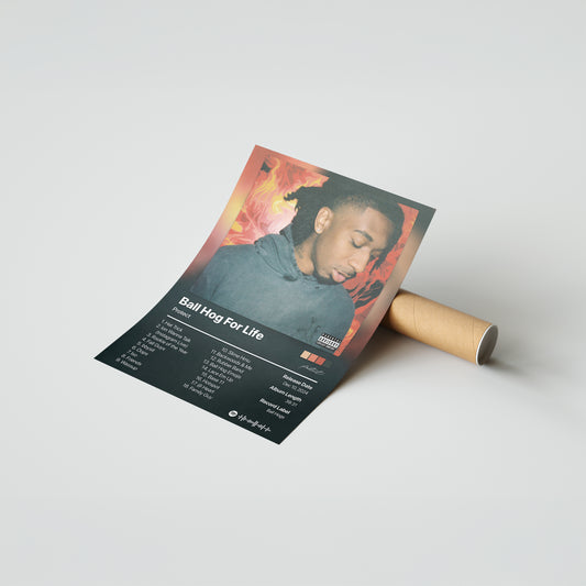 Protect Ball Hog For Life Album Poster