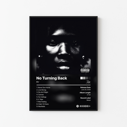 Pz' No Turning Back Album Poster