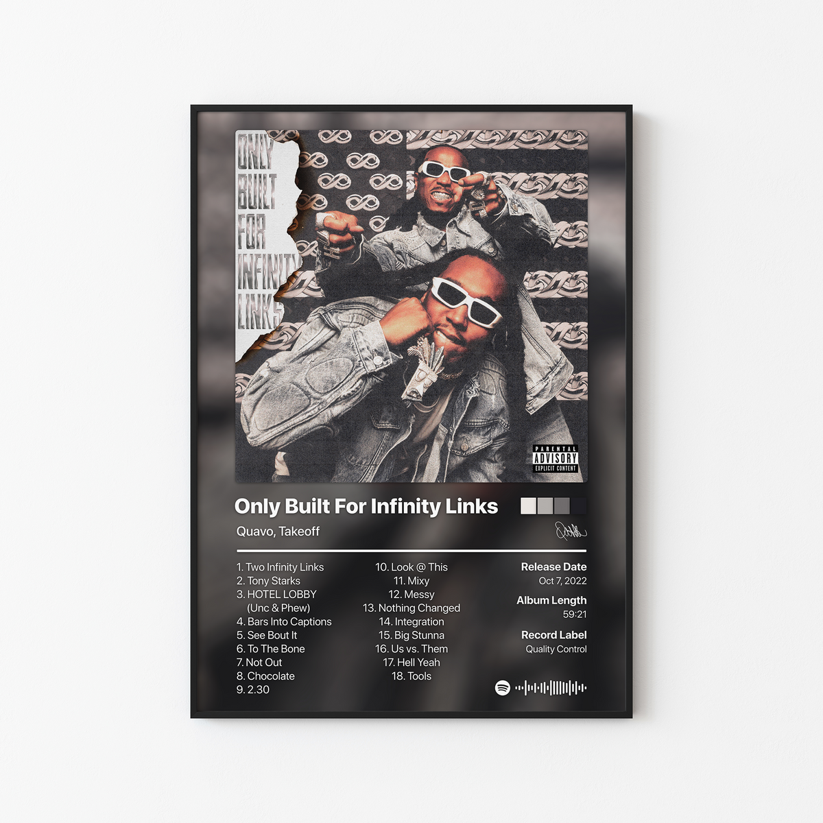 Quavo Only Built For Infinity Links Album Poster