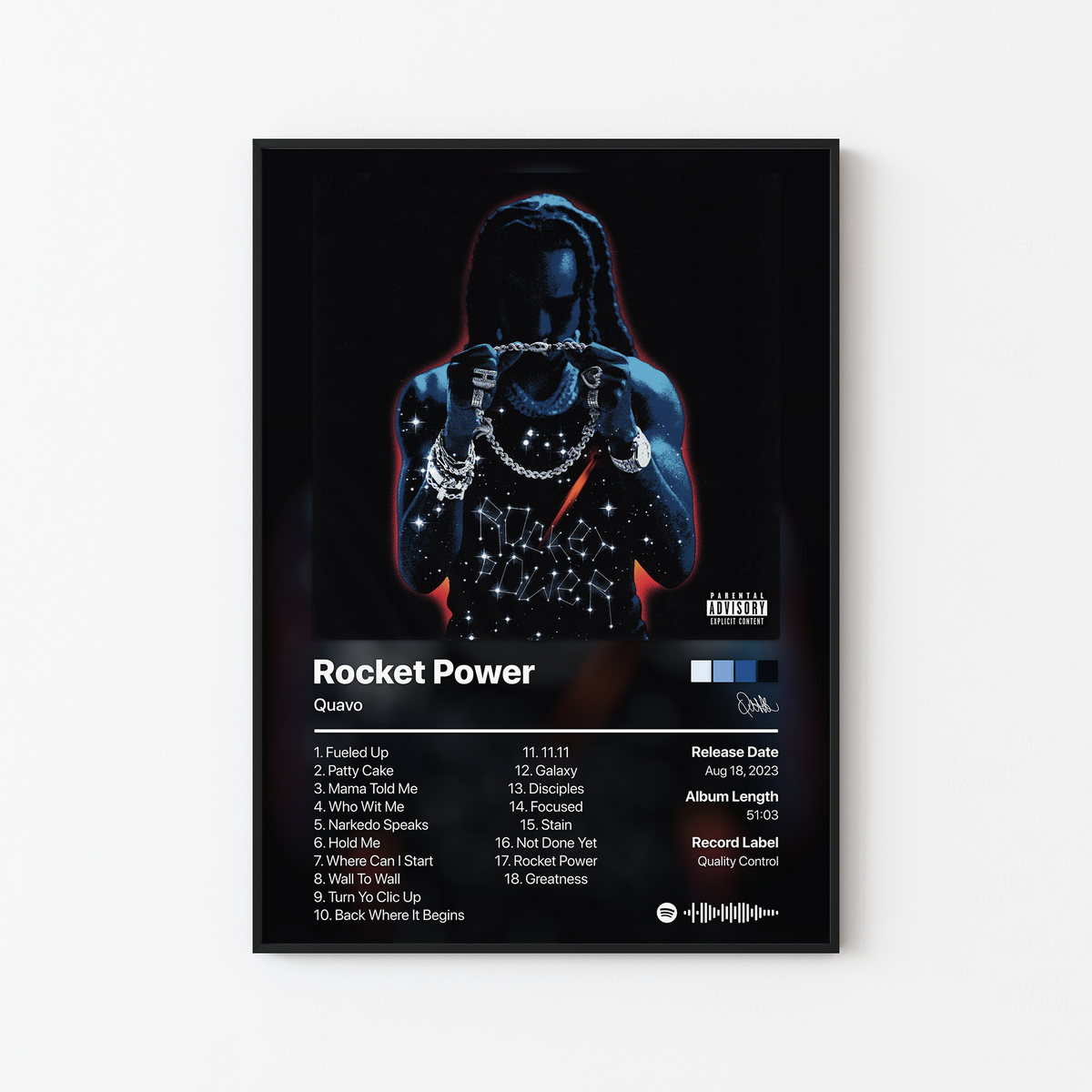 Quavo Rocket Power Album Poster