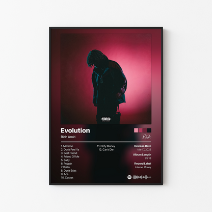 Rich Amiri Evolution Album Poster