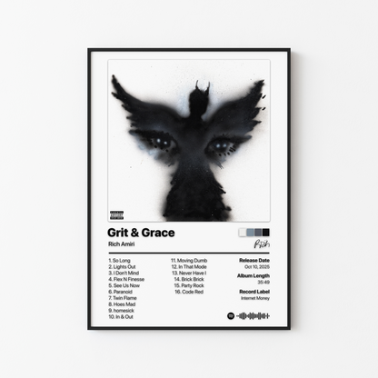 Rich Amiri Grit & Grace Album Poster