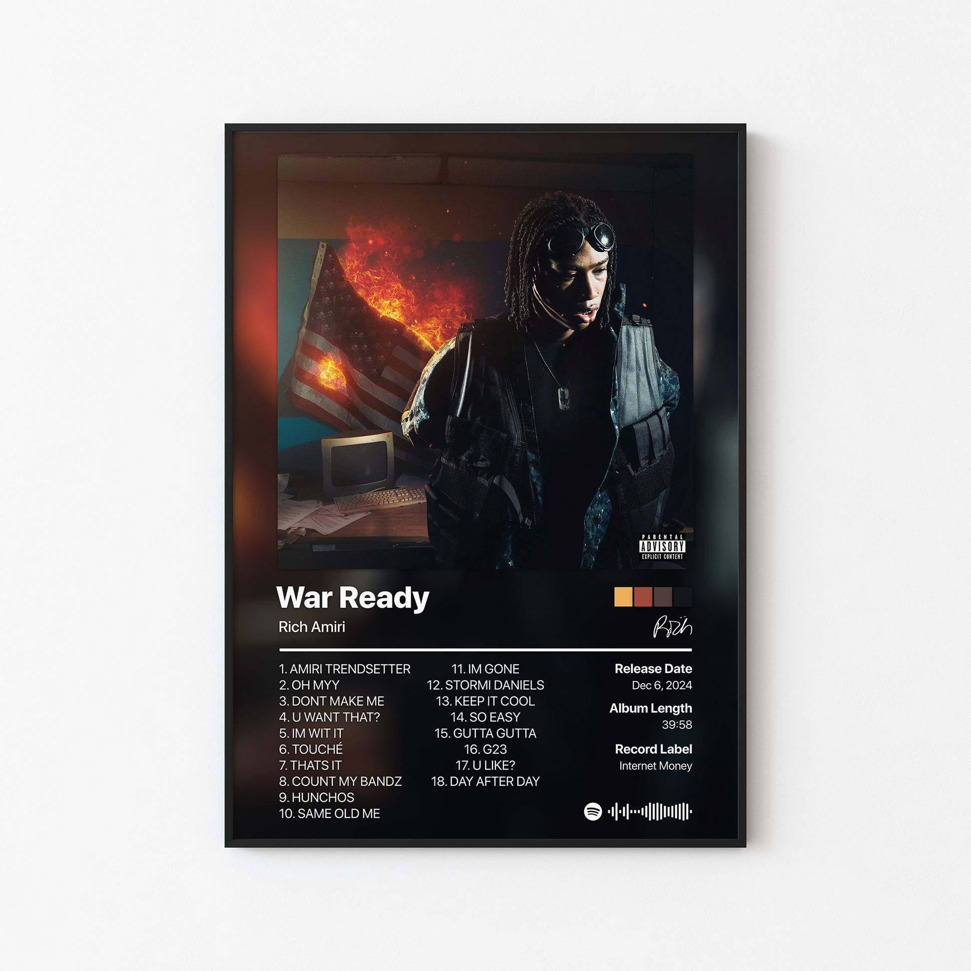 Rich Amiri War Ready Album Poster