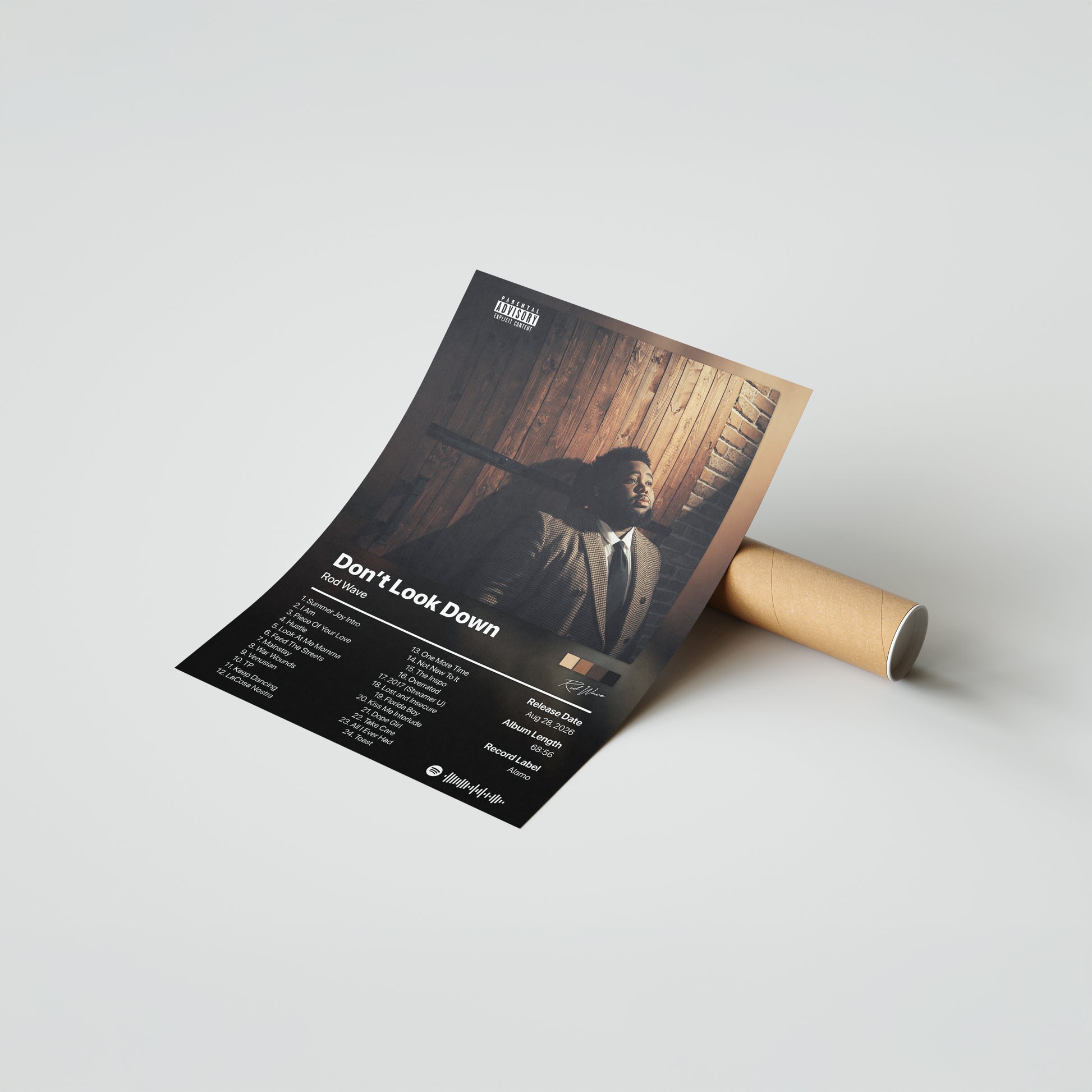 Rod Wave Don't Look Down Album Poster