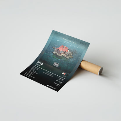 Rod Wave PTSD Album Poster