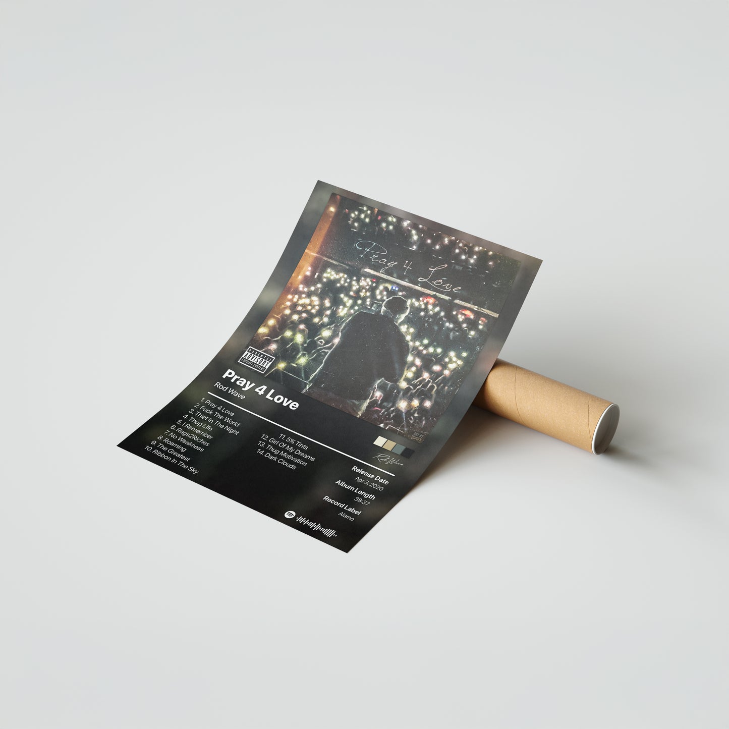 Rod Wave Pray 4 Love Album Poster