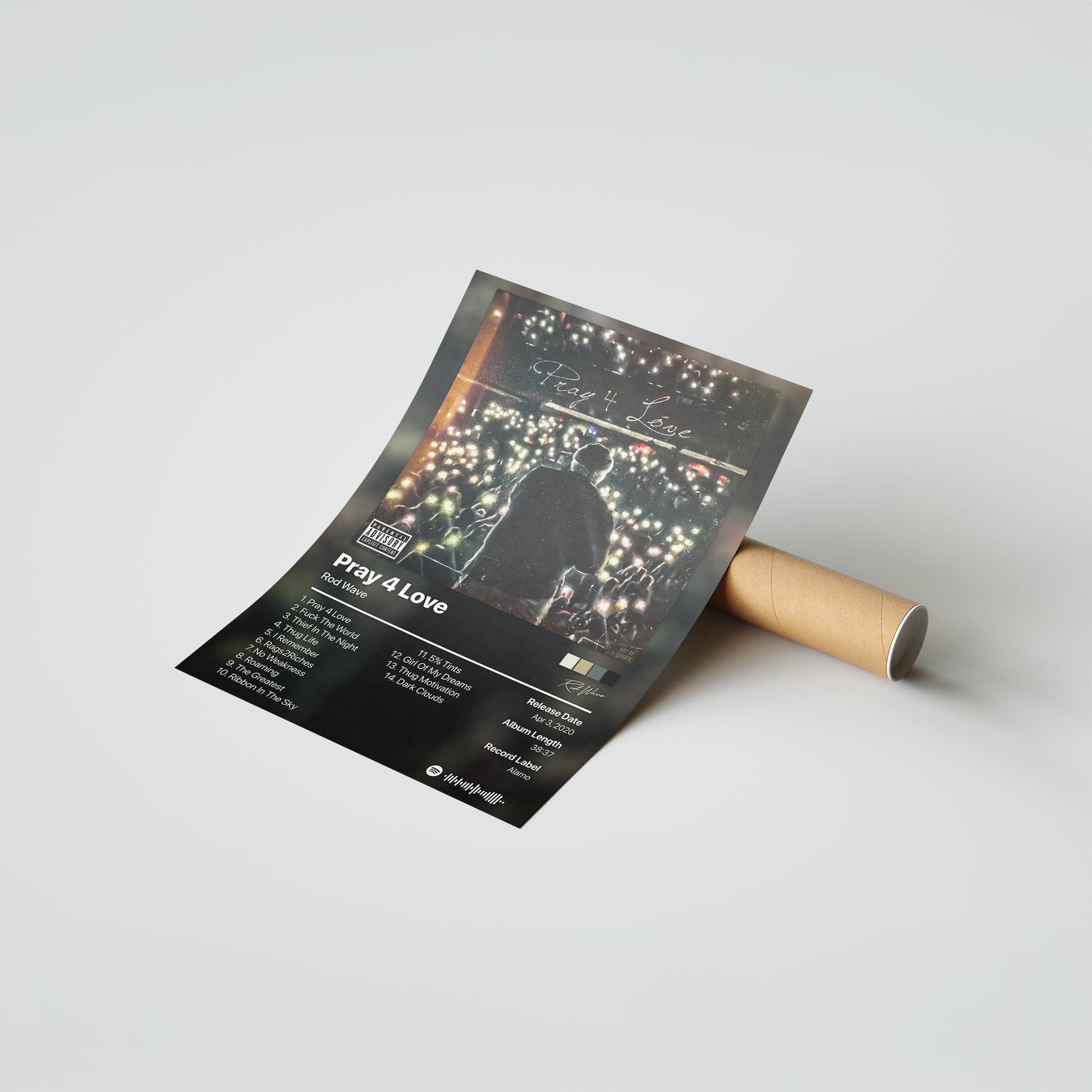Rod Wave Pray 4 Love Album Poster