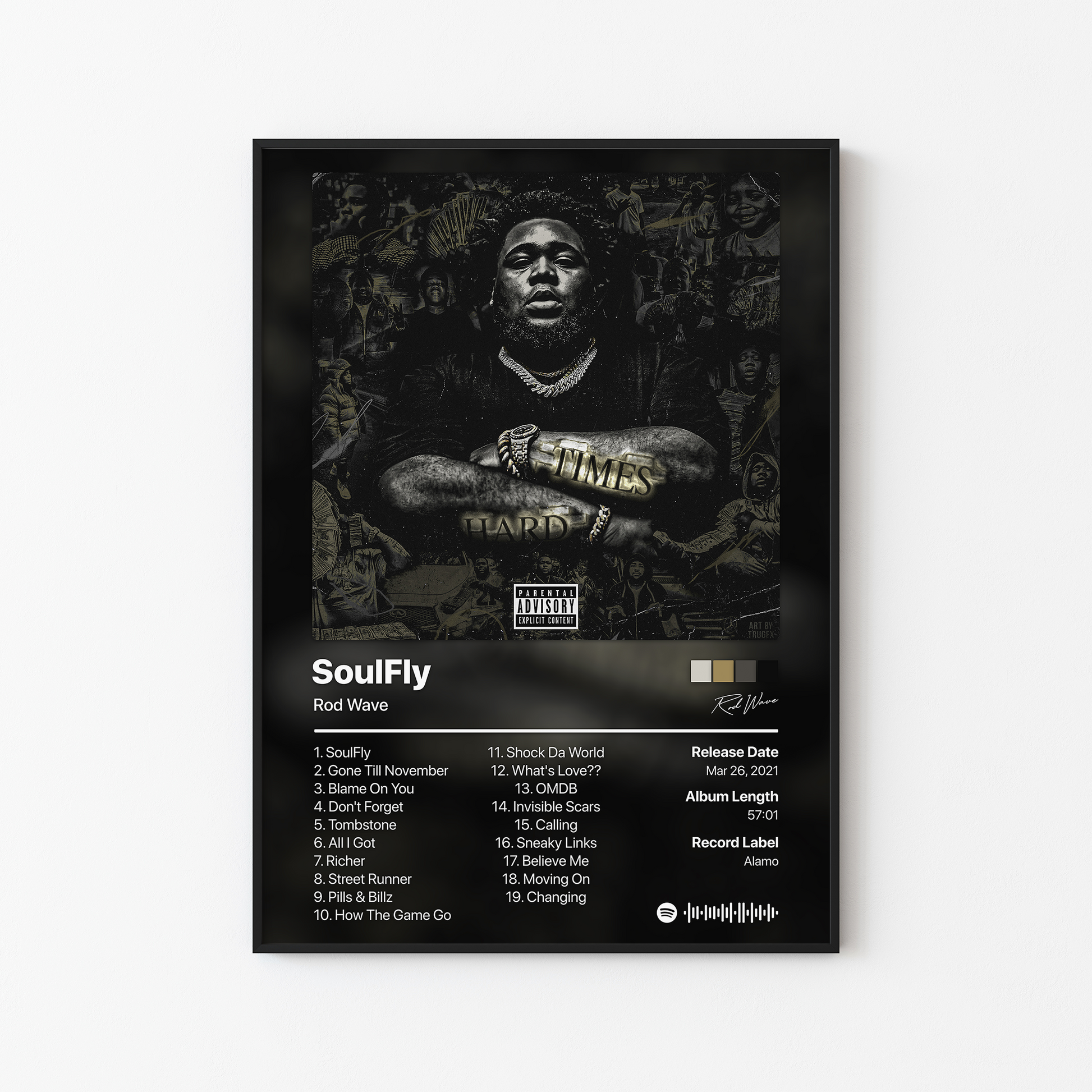 Rod Wave SoulFly Album Poster
