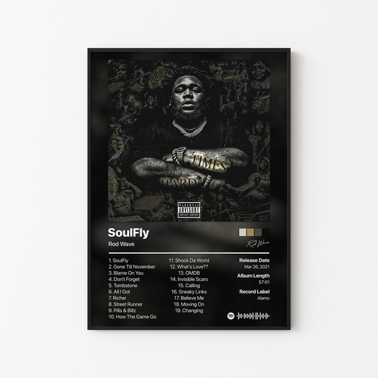 Rod Wave SoulFly Album Poster
