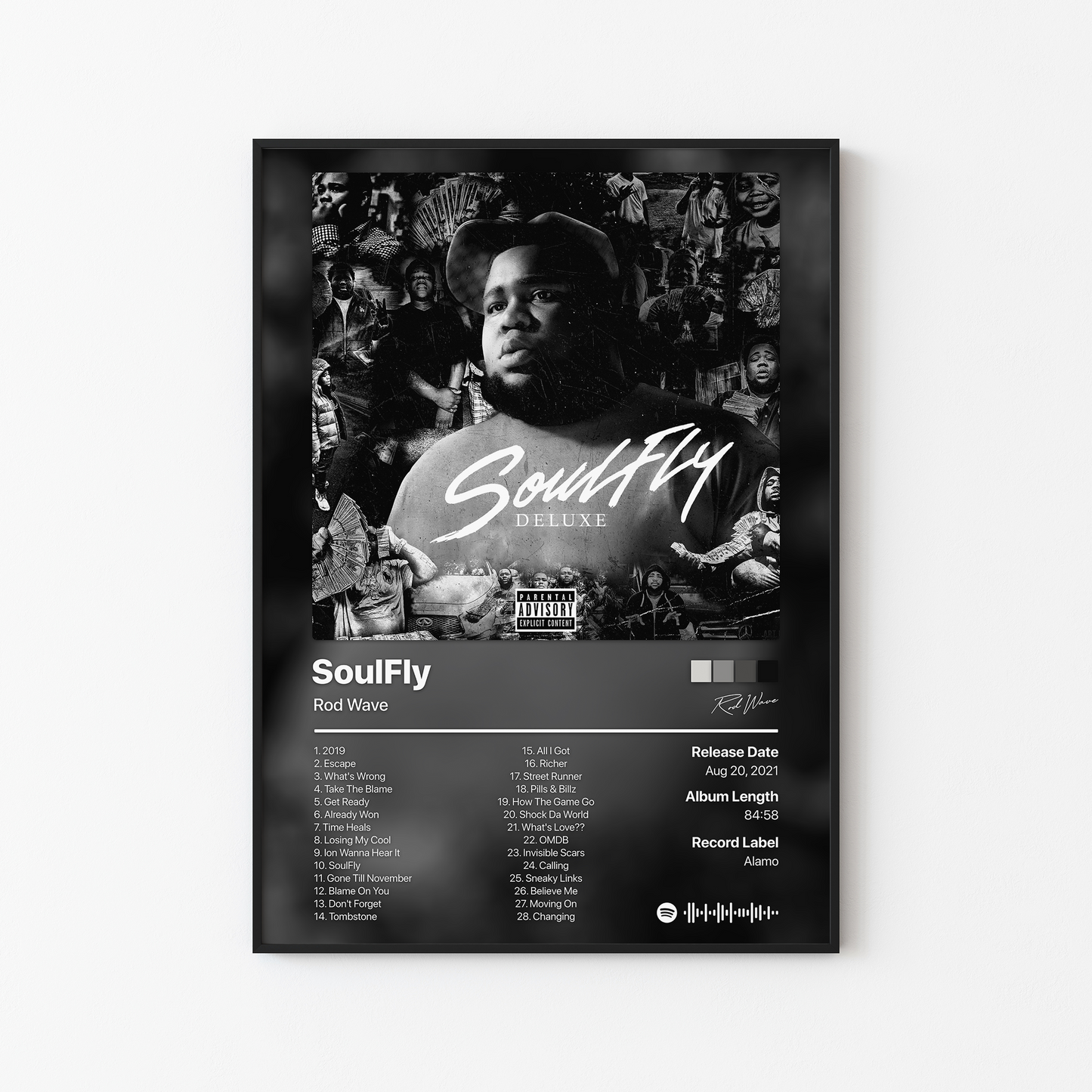 Rod Wave SoulFly (Deluxe) Album Poster