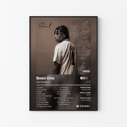 Rylo Rodriguez Been One Album Poster