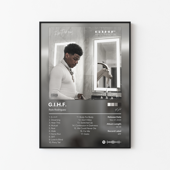 Rylo Rodriguez Goat In Human Form Album Poster
