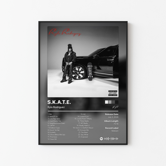 Rylo Rodriguez SKATE Album Poster