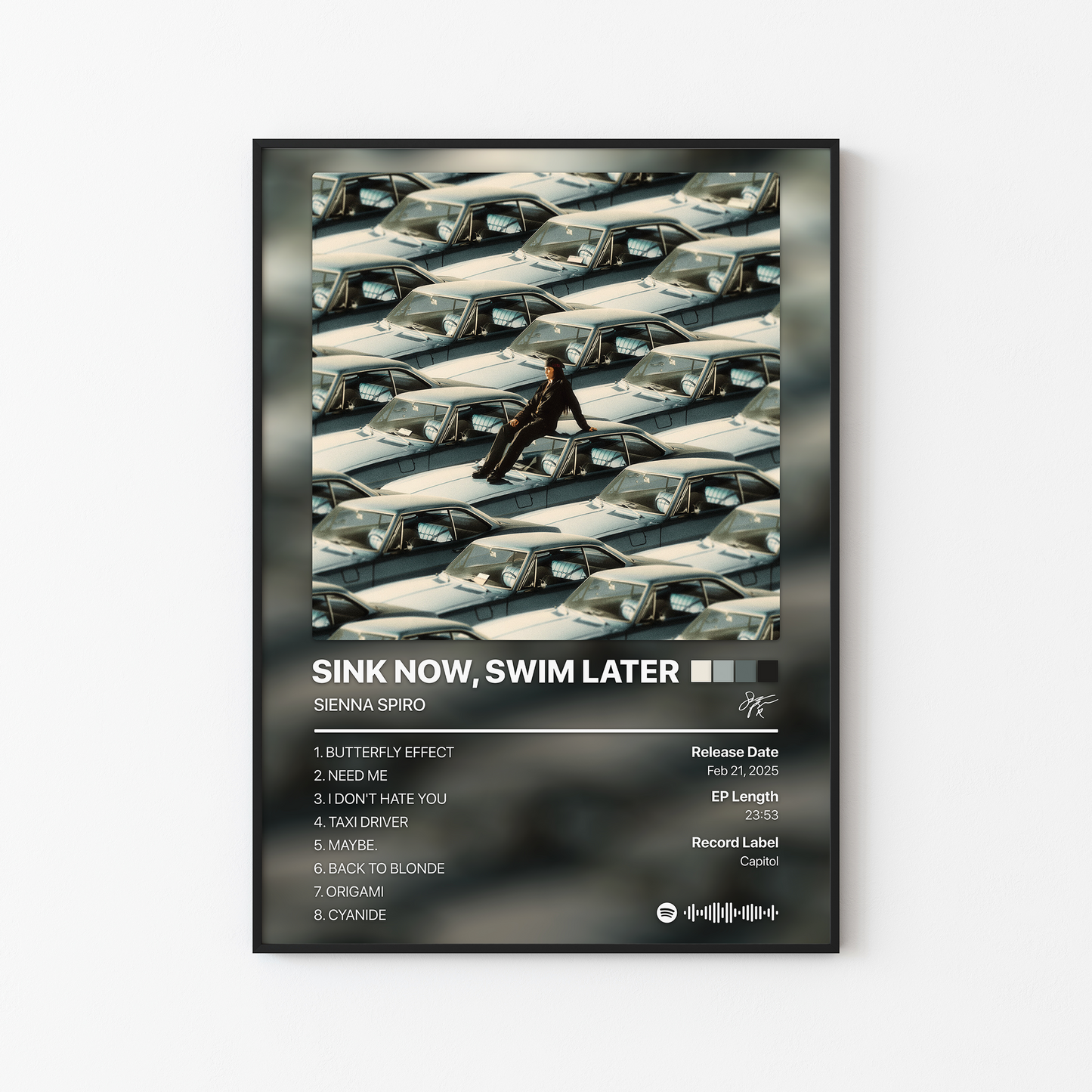 SIENNA SPIRO SINK NOW, SWIM LATER Album Poster