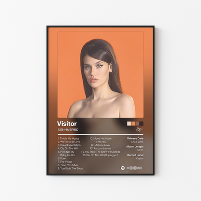 SIENNA SPIRO Visitor Album Poster