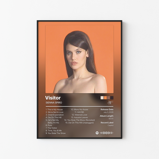 SIENNA SPIRO Visitor Album Poster