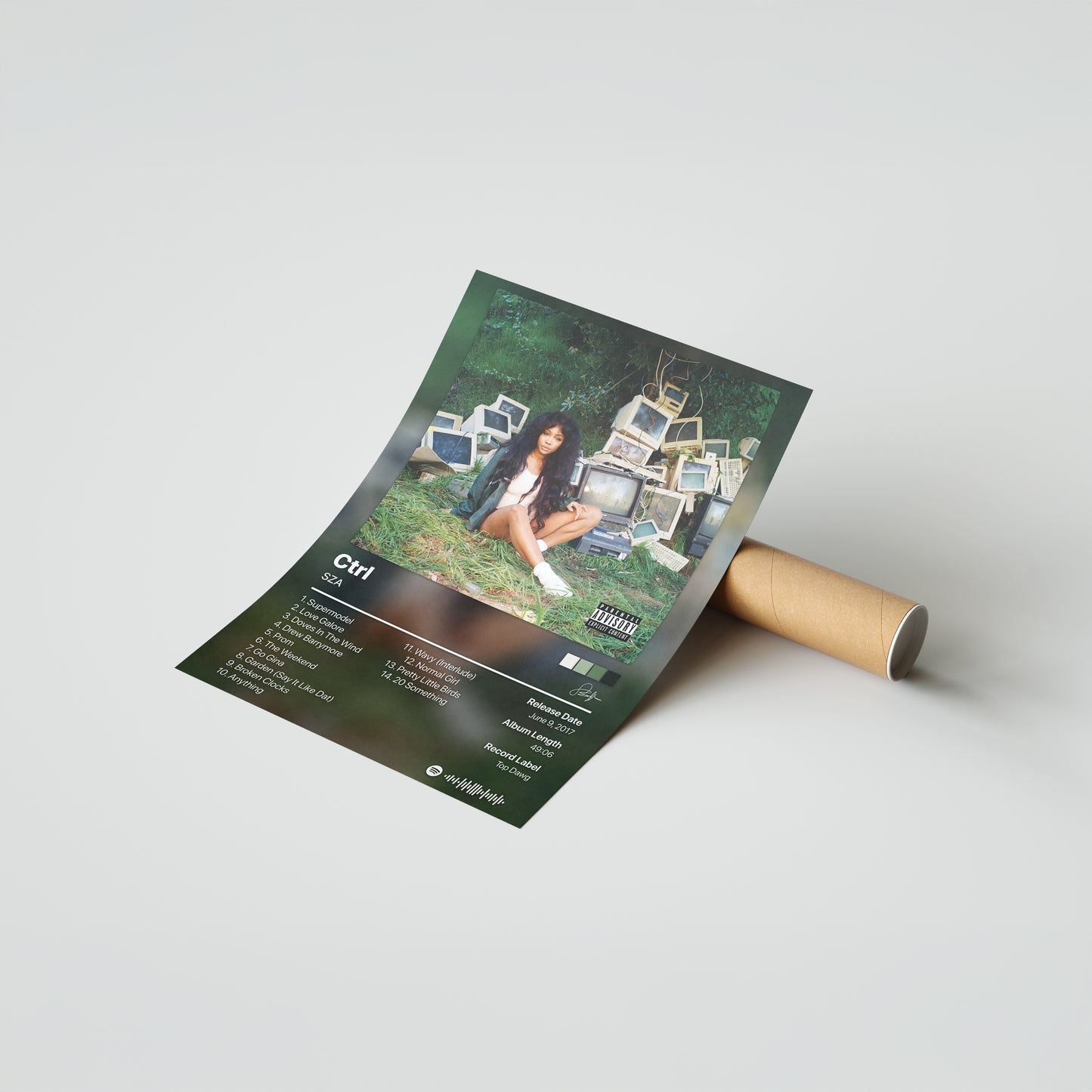 SZA Ctrl Album Poster