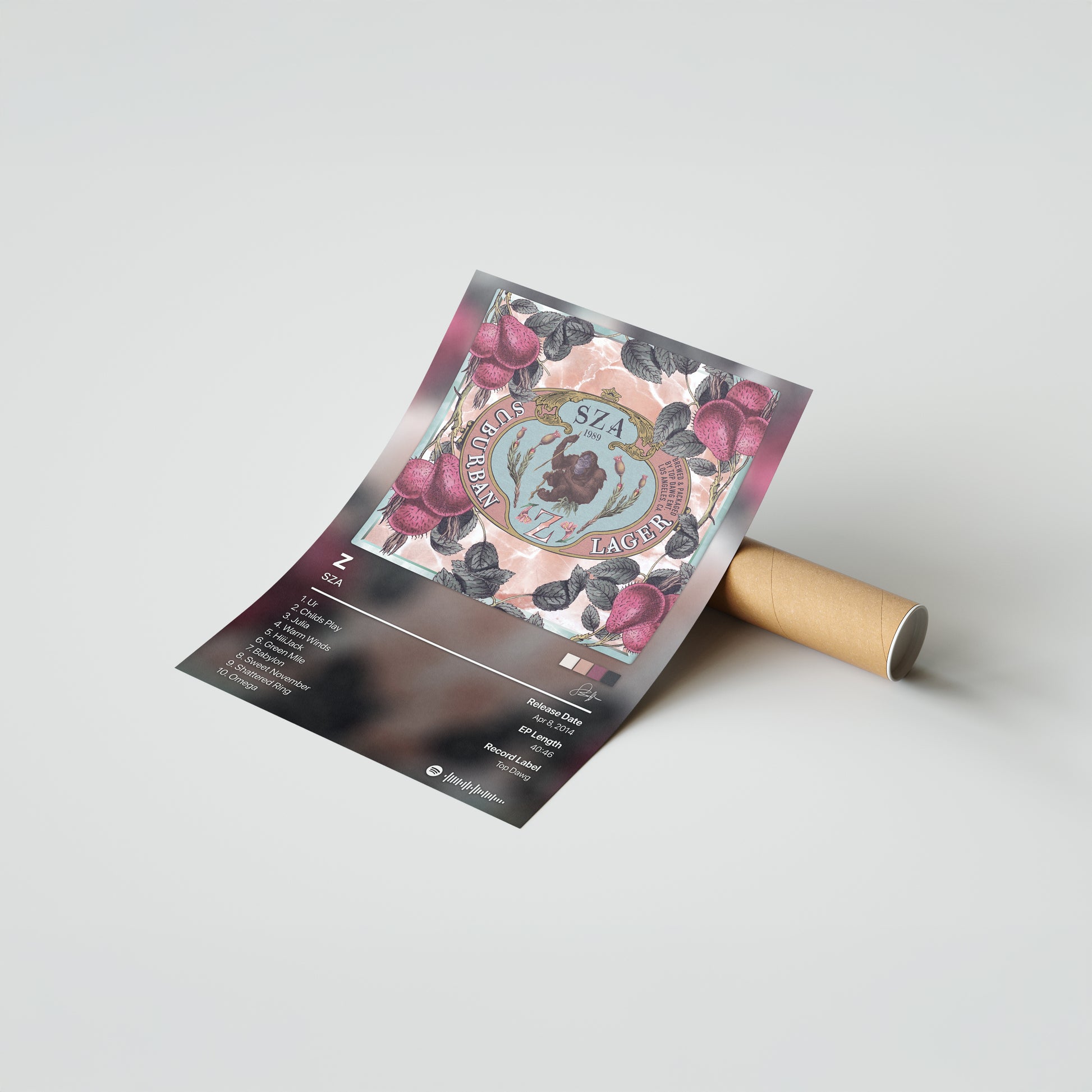 SZA Z Album Poster