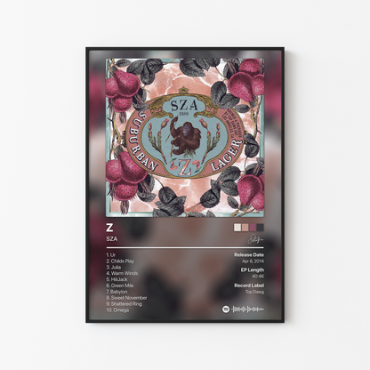 SZA Z Album Poster