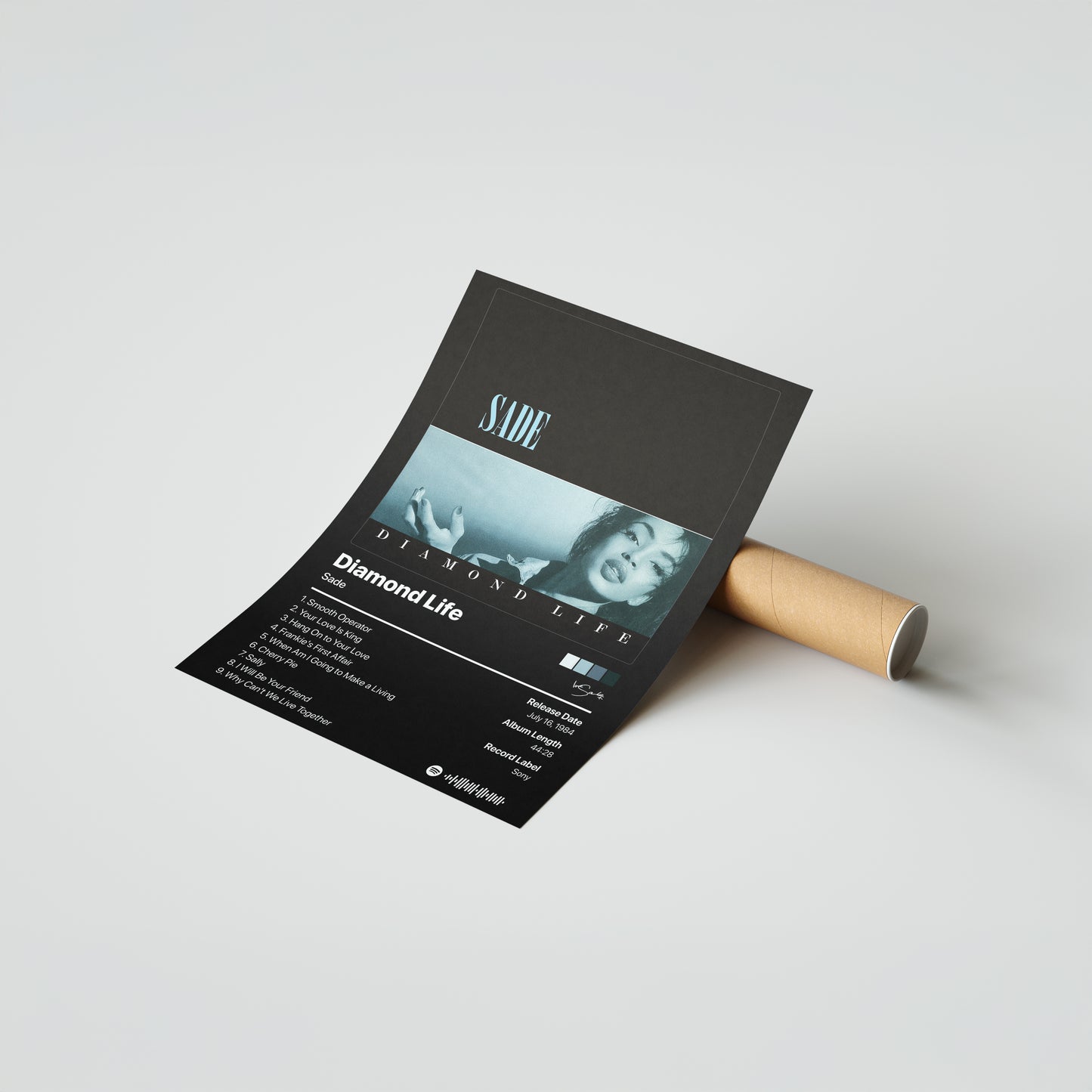 Sade Diamond Life Album Poster