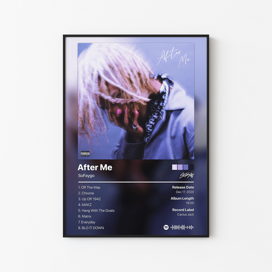 SoFaygo After Me Album Poster