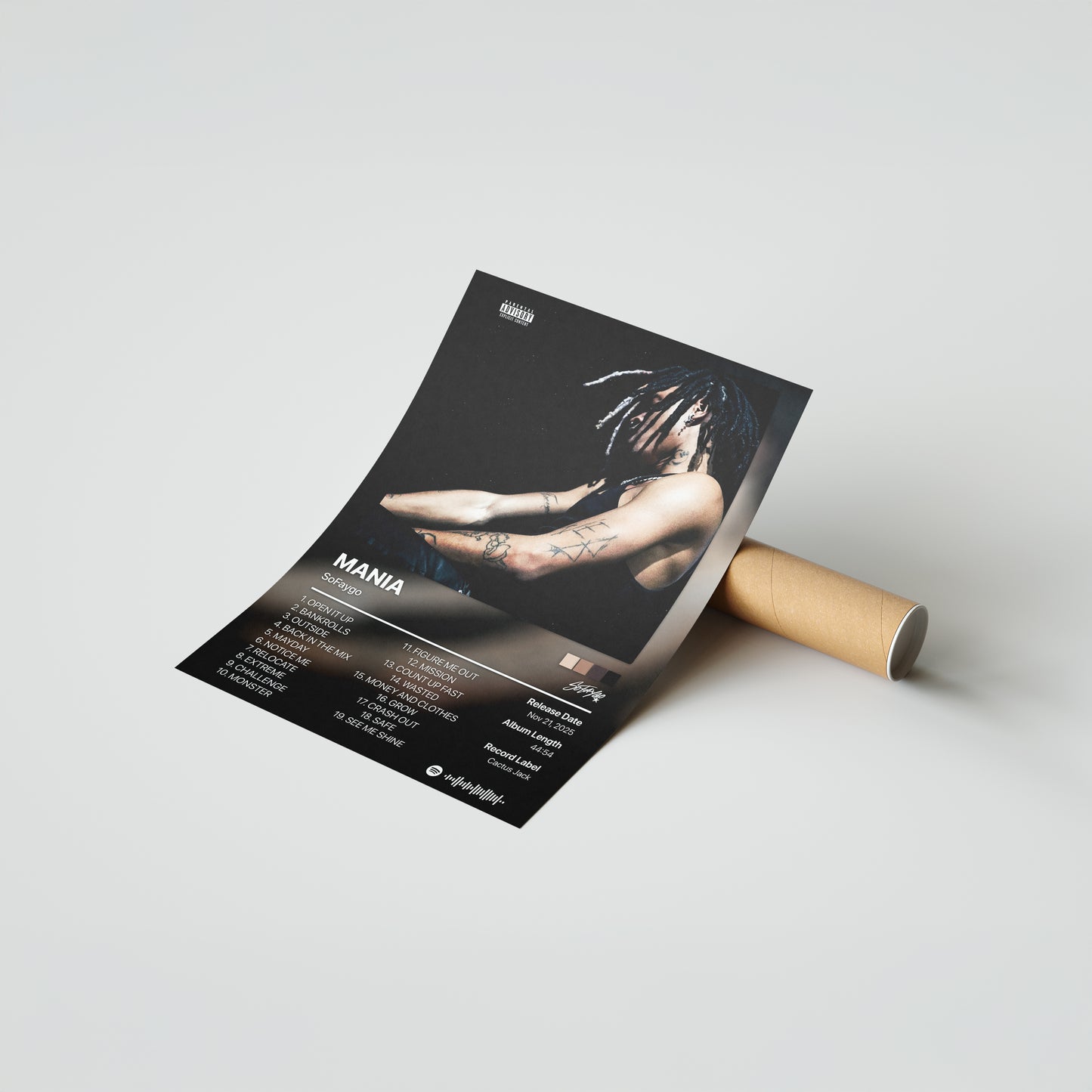 SoFaygo MANIA Album Poster