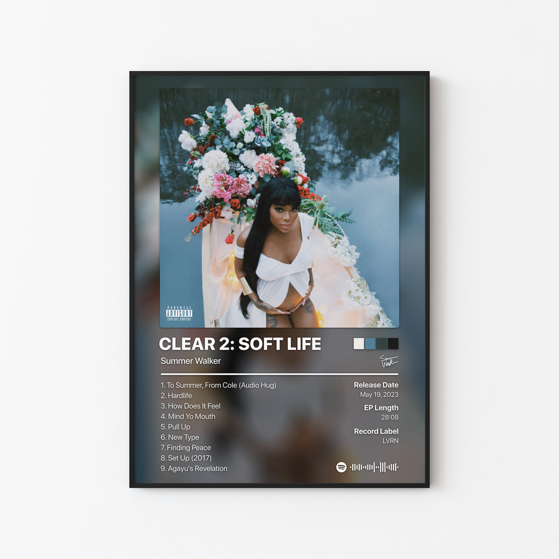 Summer Walker CLEAR 2: SOFT LIFE Album Poster
