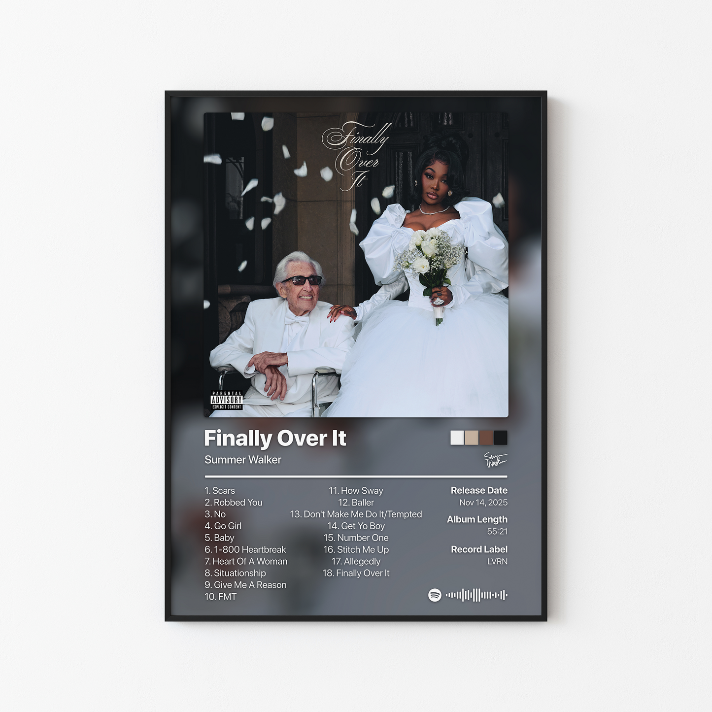 Summer Walker Finally Over It Album Poster