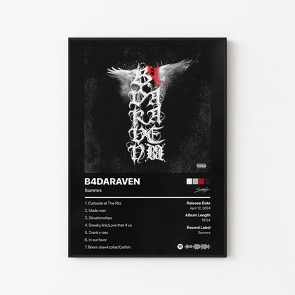 Summrs B4DARAVEN Album Poster