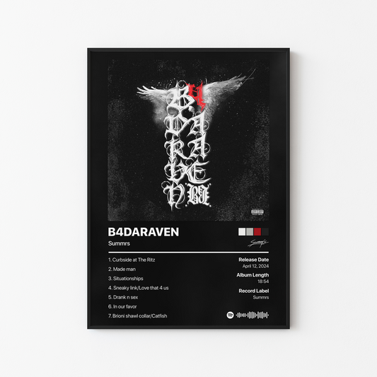 Summrs B4DARAVEN Album Poster