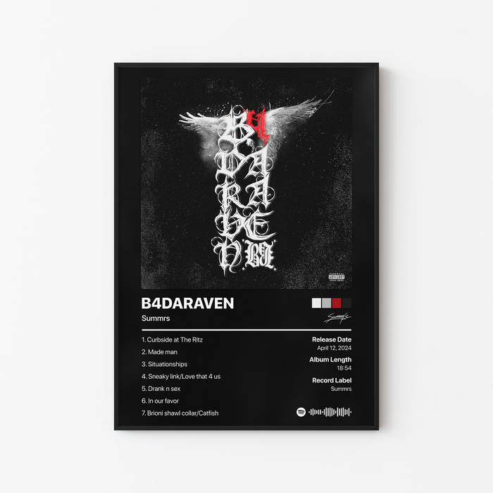 Summrs B4DARAVEN Album Poster