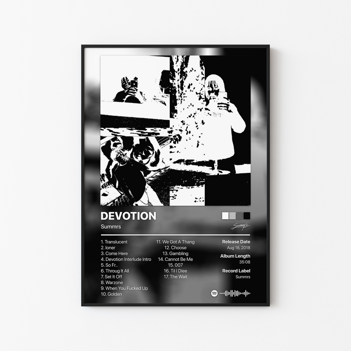 Summrs DEVOTION Album Poster