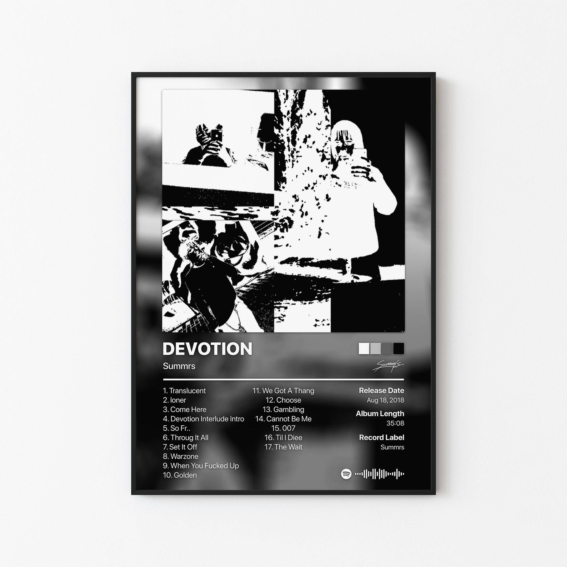 Summrs DEVOTION Album Poster