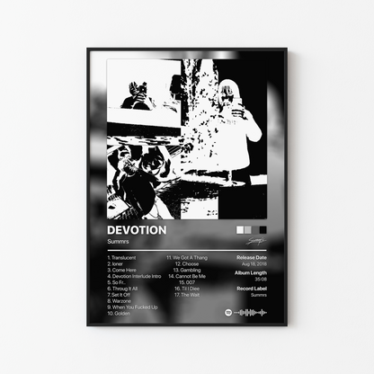 Summrs DEVOTION Album Poster