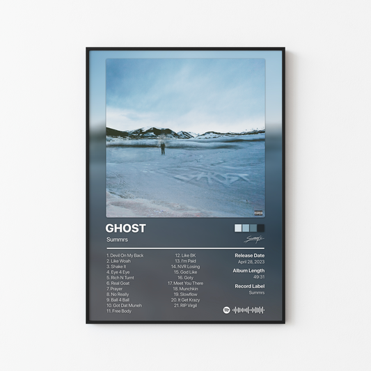 Summrs GHOST Album Poster
