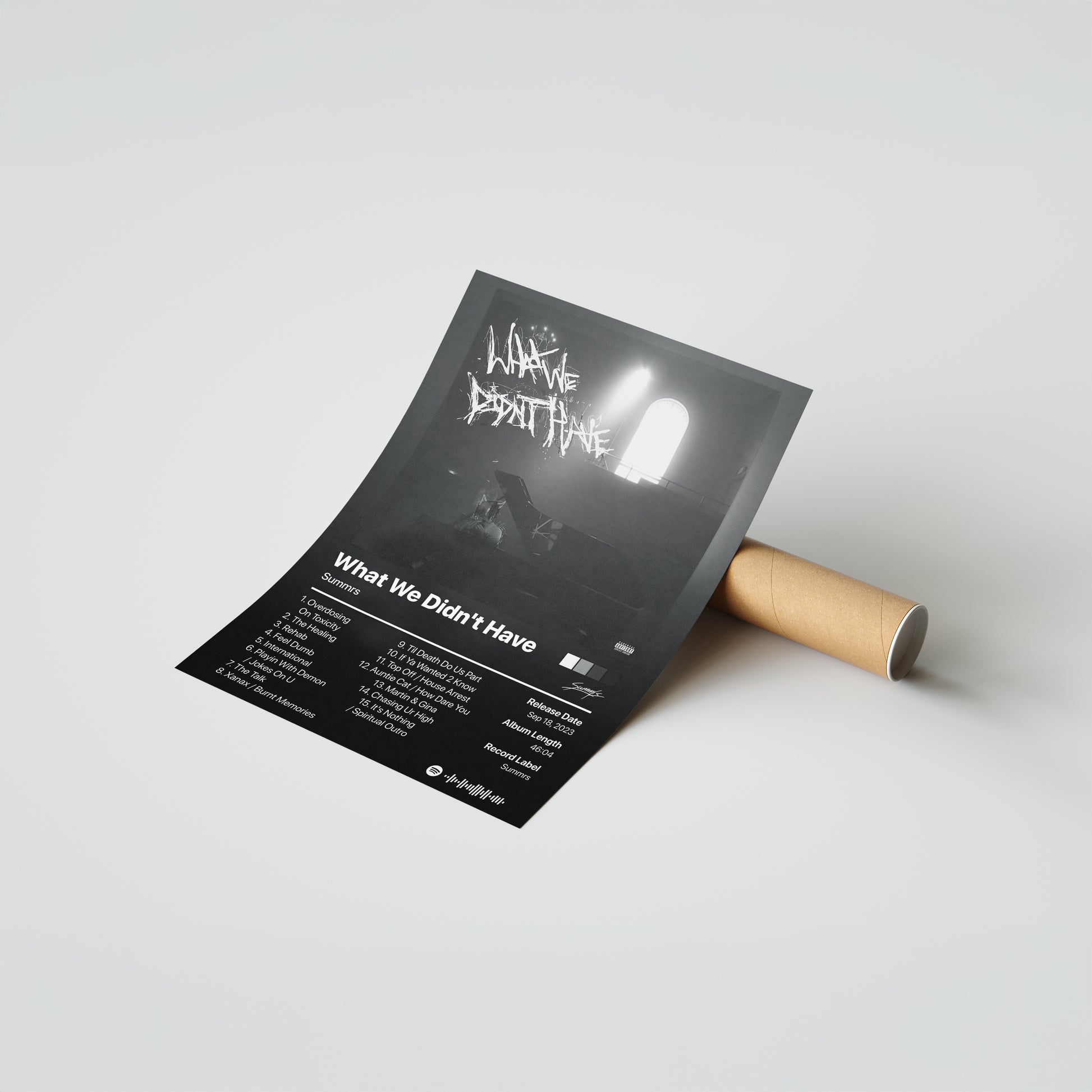 Summrs What We Didn't Have Album Poster