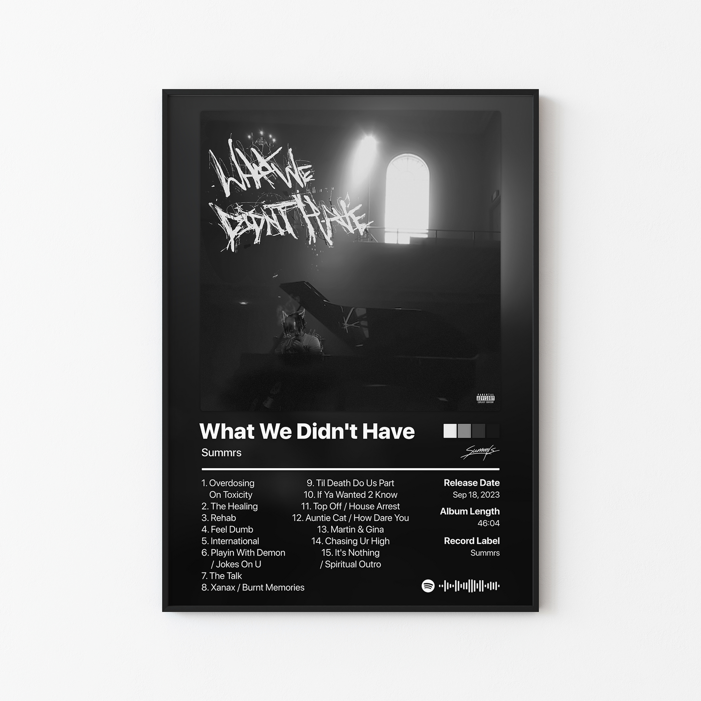 Summrs What We Didn't Have Album Poster