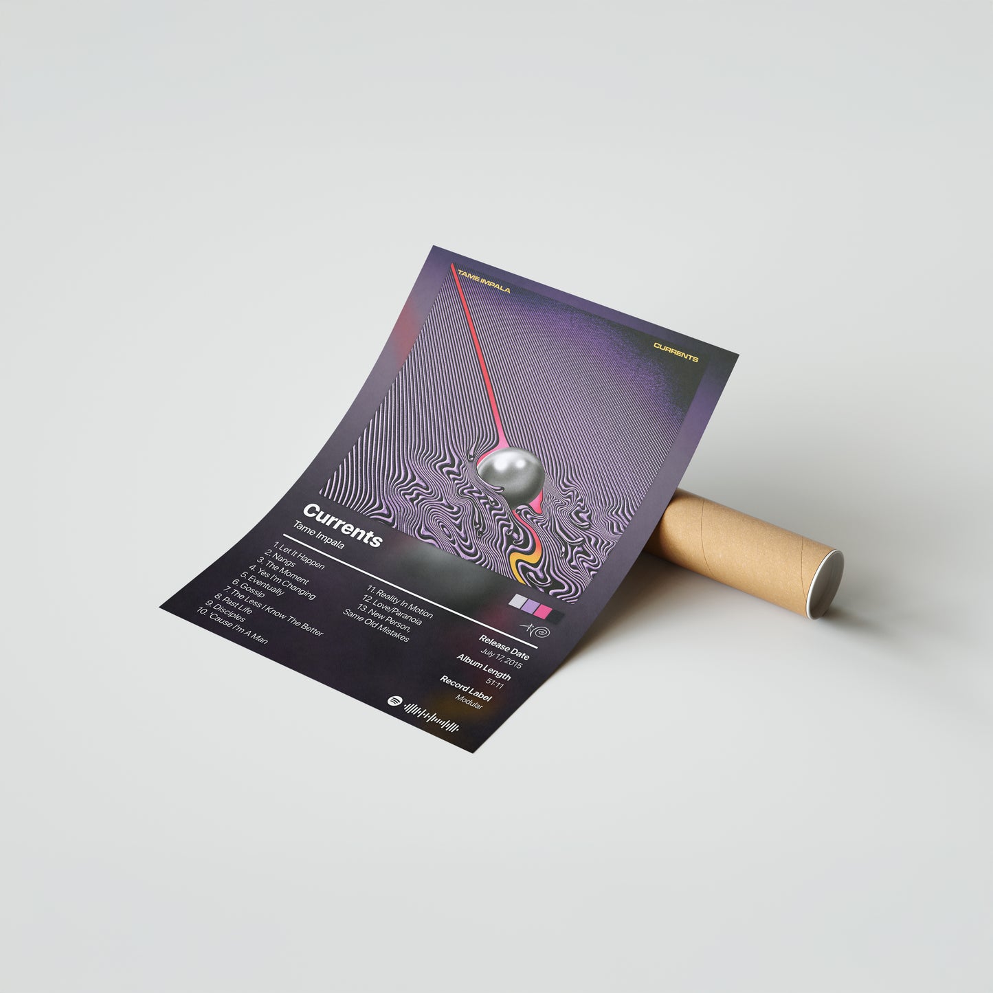 Tame Impala Currents Album Poster