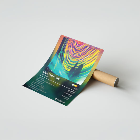 Tame Impala Live Versions Album Poster