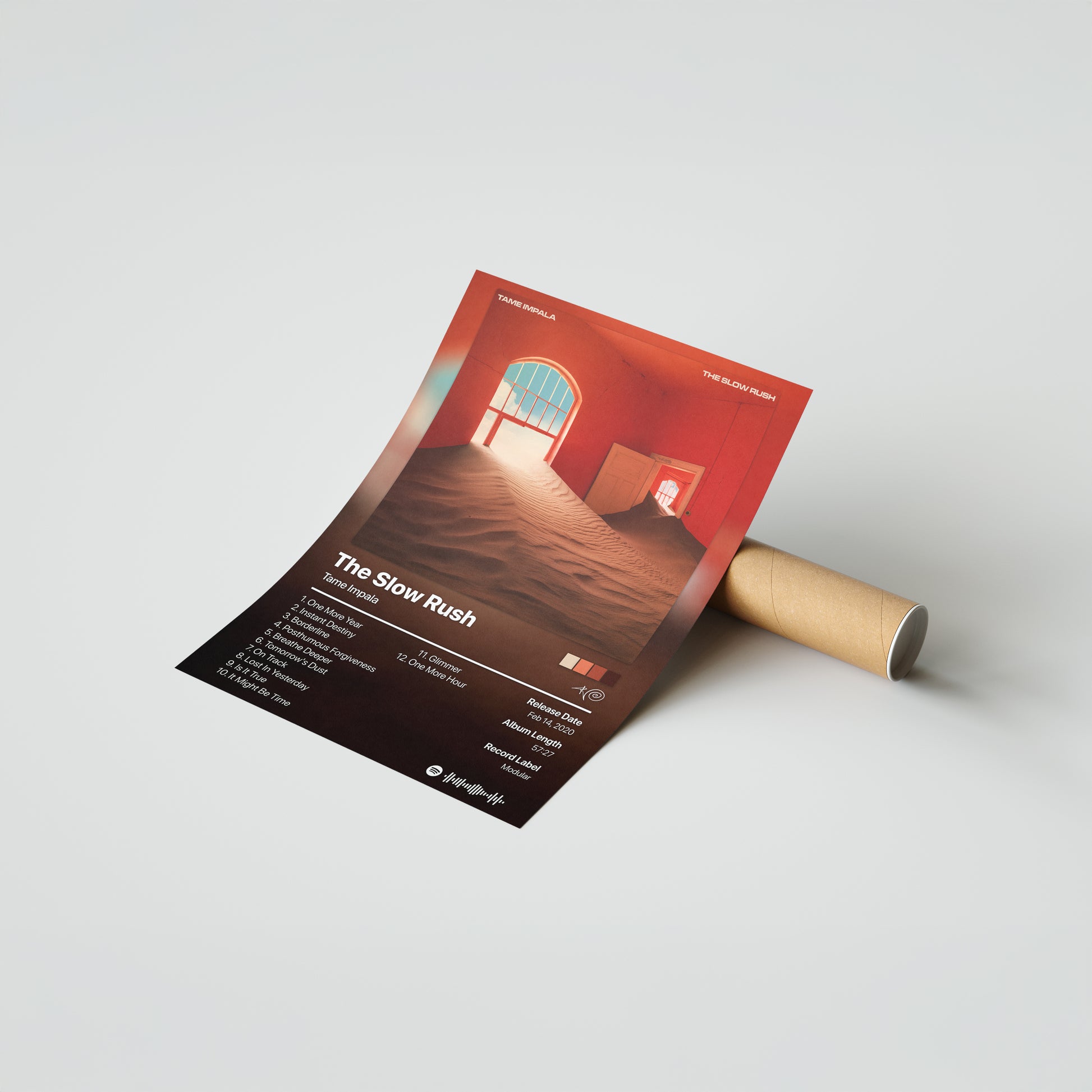 Tame Impala The Slow Rush Album Poster