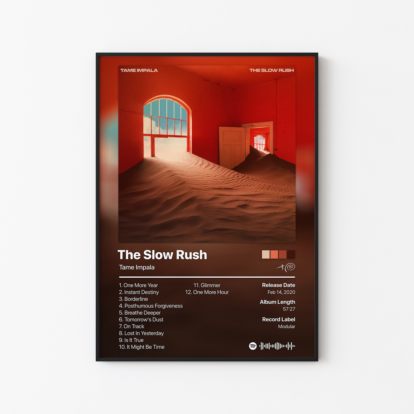 Tame Impala The Slow Rush Album Poster