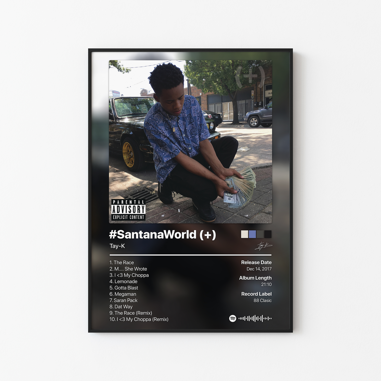 Tay-K #SantanaWorld (+) Album Poster