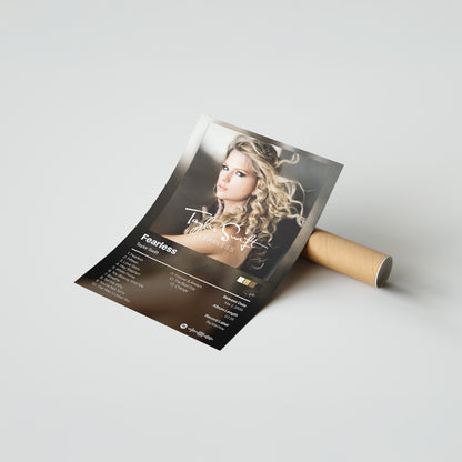 Taylor Swift Fearless Album Poster