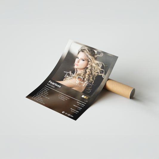 Taylor Swift Fearless Album Poster