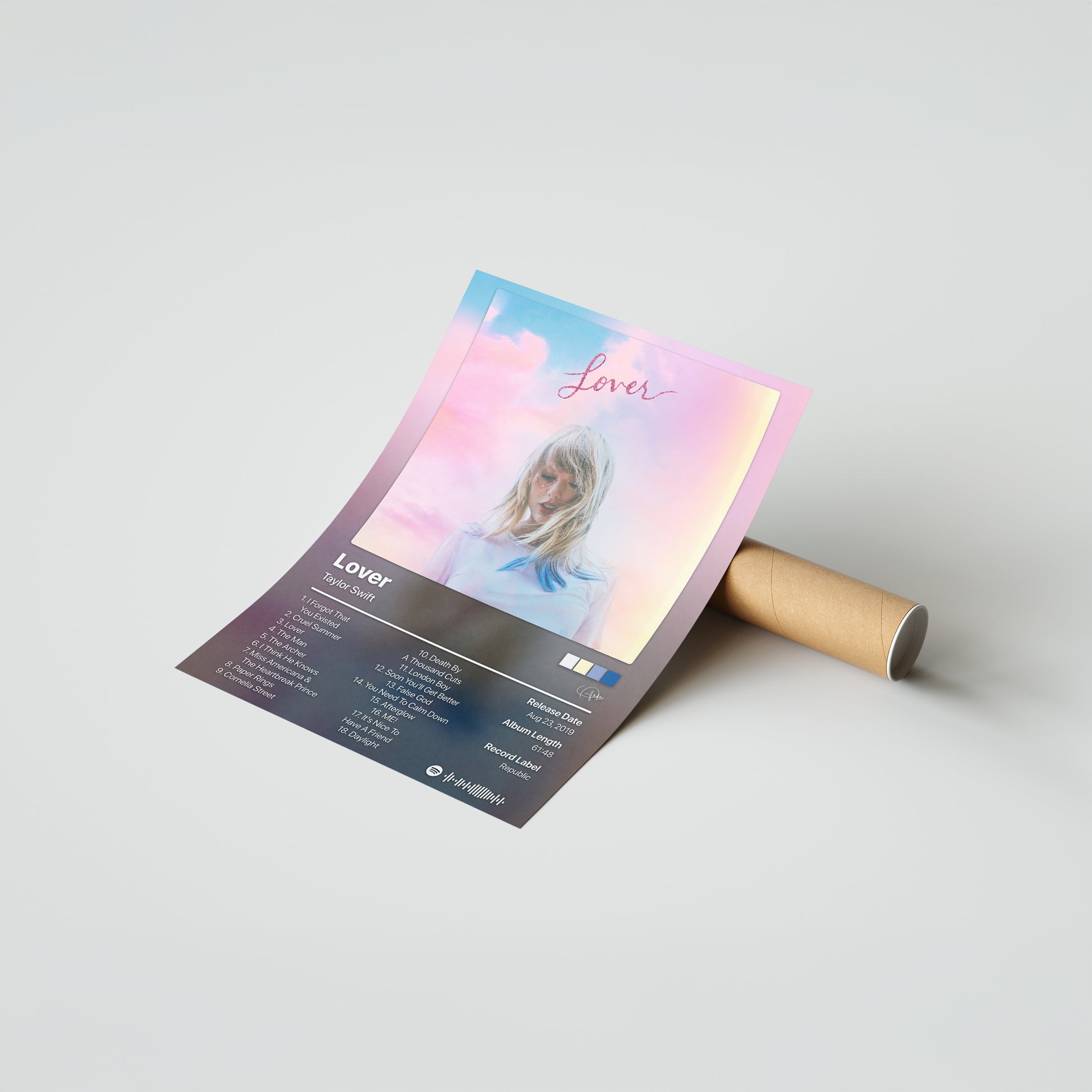 Taylor Swift Lover Album Poster