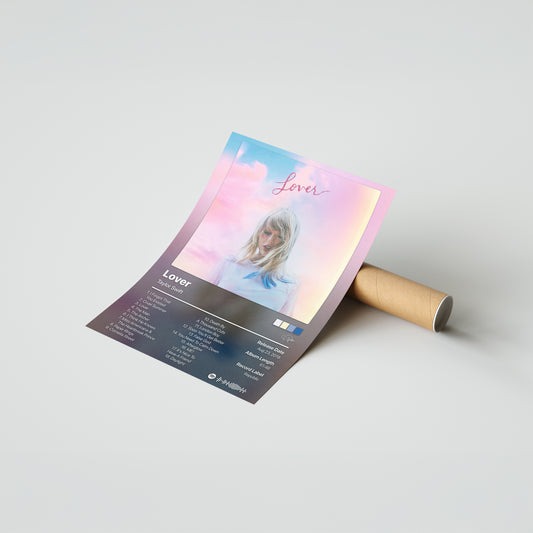 Taylor Swift Lover Album Poster