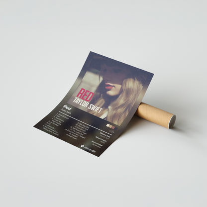 Taylor Swift Red Album Poster