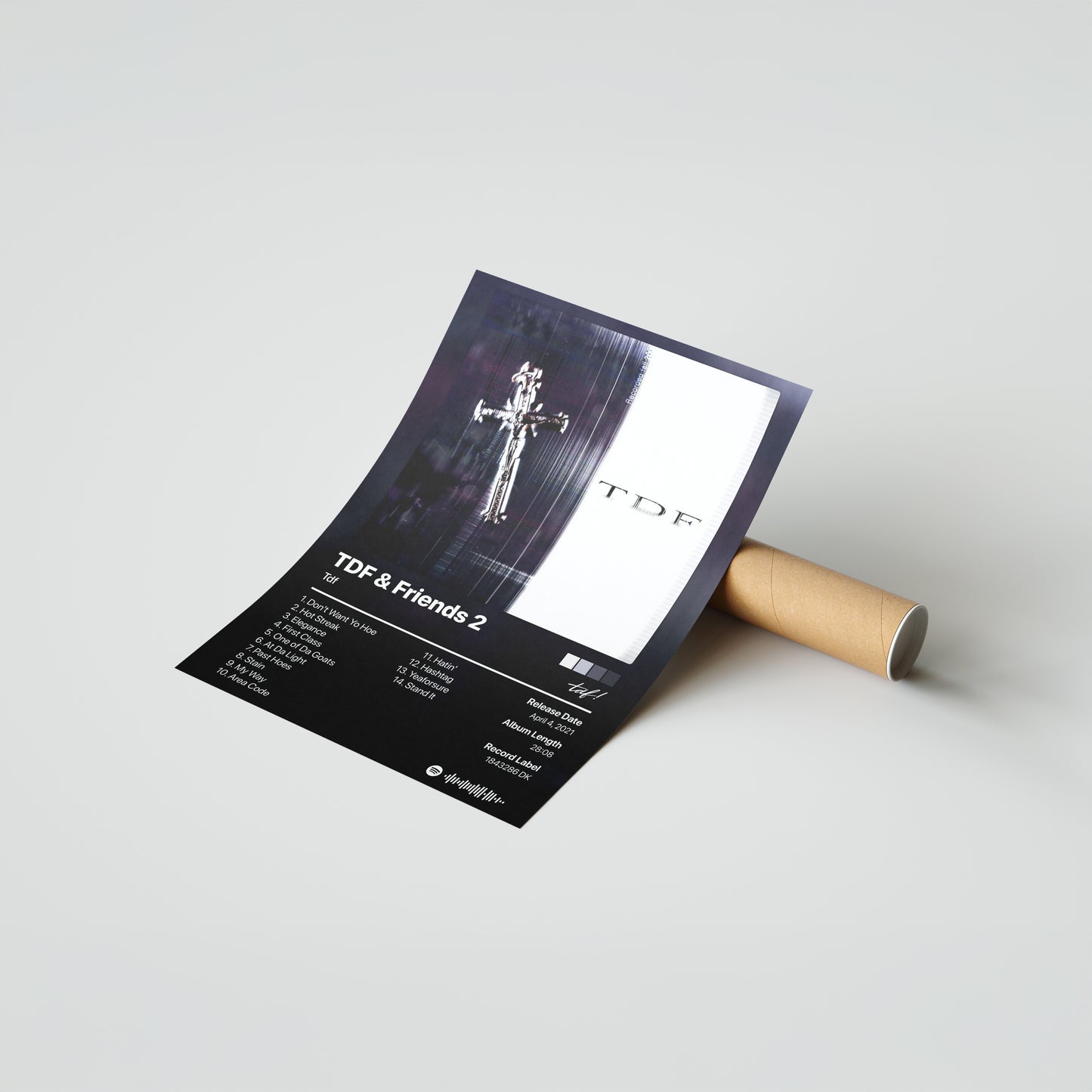 Tdf TDF & Friends 2 Album Poster