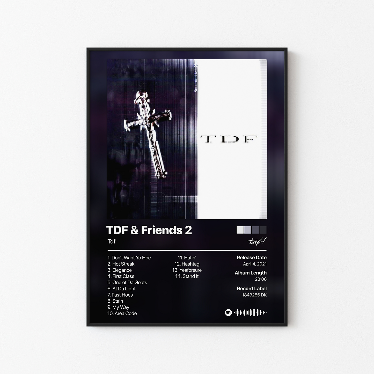 Tdf TDF & Friends 2 Album Poster