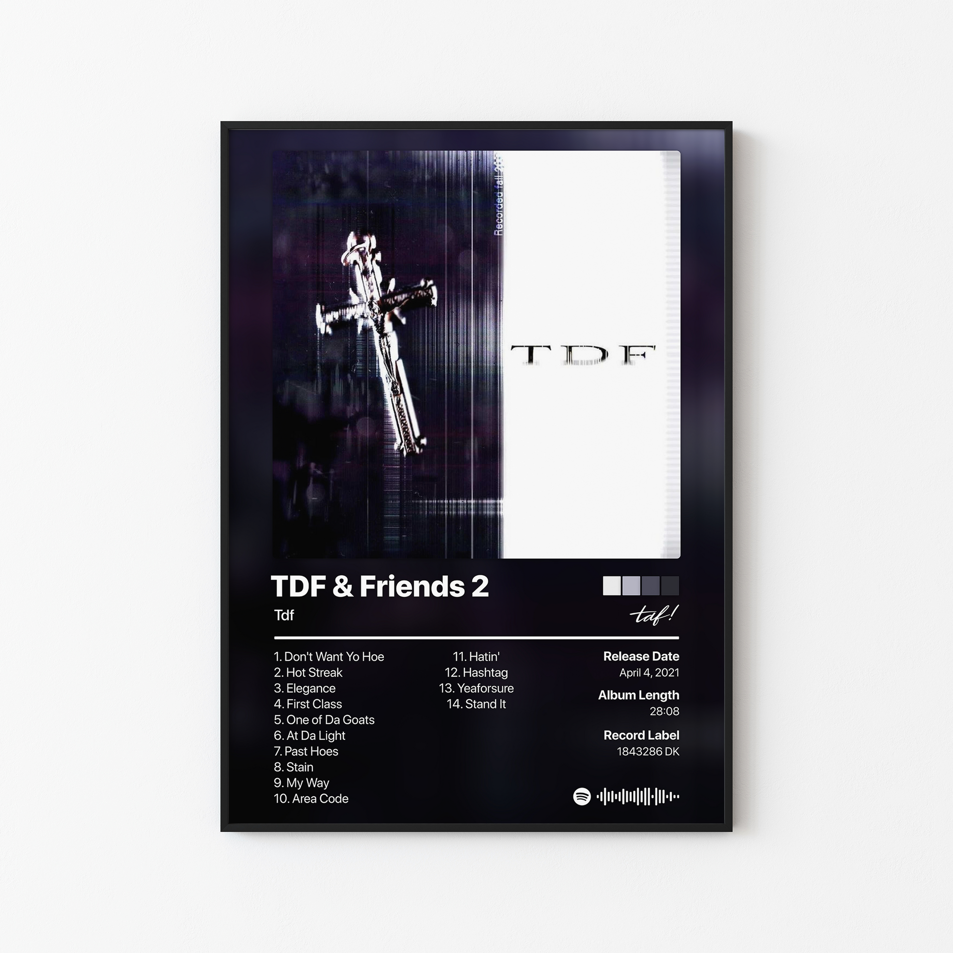 Tdf TDF & Friends 2 Album Poster